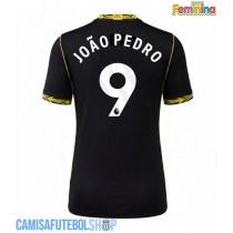 Camisa de time de futebol Chelsea Joao Pedro #9 Replicas 2º Equipamento Feminina 2026-27 Manga Curta